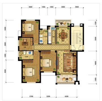 PSD分层住宅高端户型图