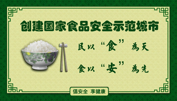 創(chuàng)建食品安全示范城市