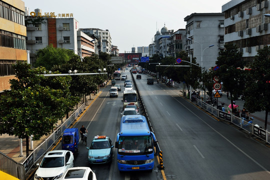 街景 城市道路 街道