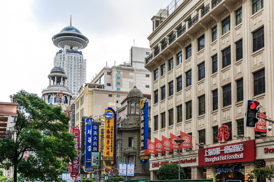 上海第一食品商店 南京路商业街