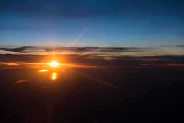 晚霞 落日 天空