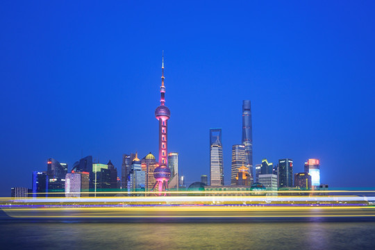 上海陆家嘴夜景 上海夜景