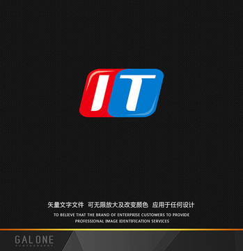 IT IT字体设计 IT文字