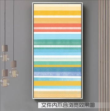 北歐抽象油畫(huà)玄關(guān)
