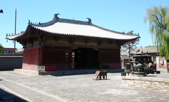 独乐寺 庙宇 院落 寺院