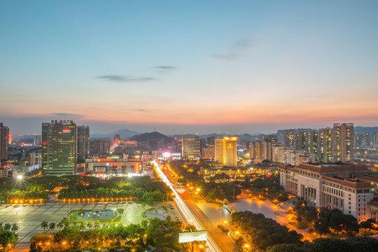 长安镇夜景