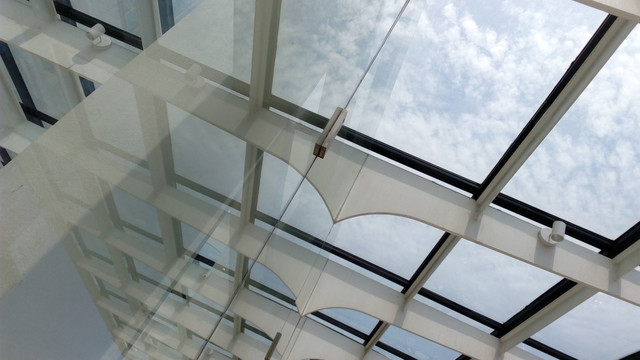 铝合金 玻璃顶棚 钢架阳光棚