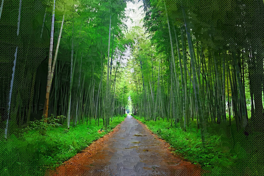 鄉(xiāng)村油畫