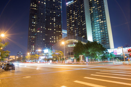 光华路夜景