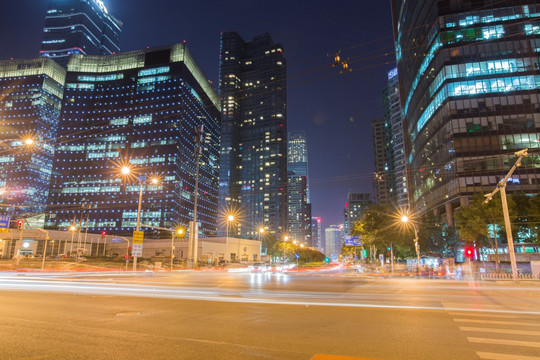 光华路夜景