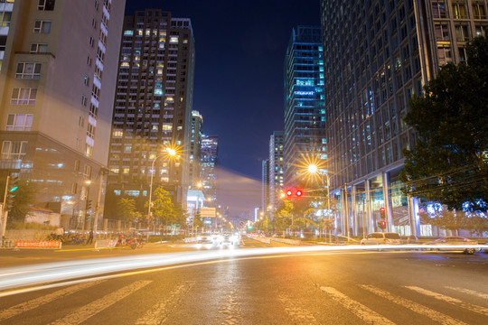 光华路夜景