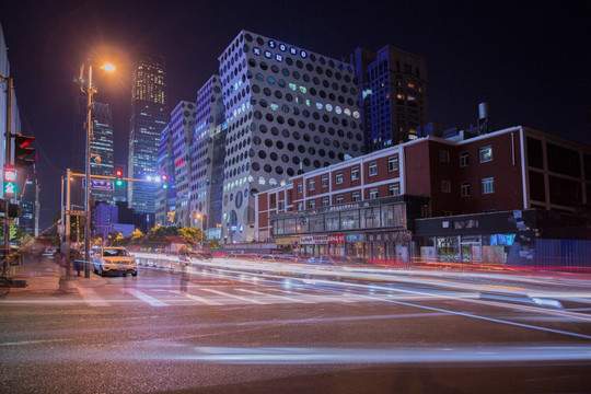 光华路夜景