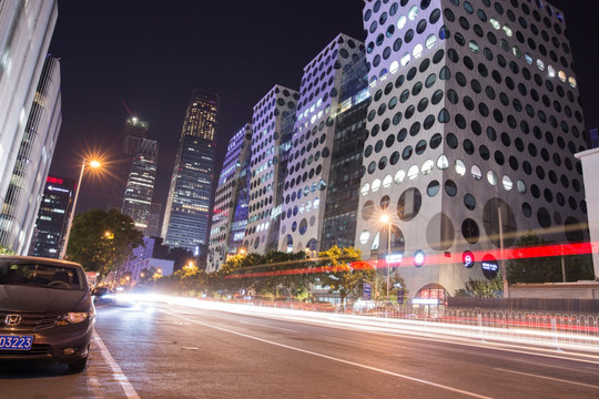 光华路夜景