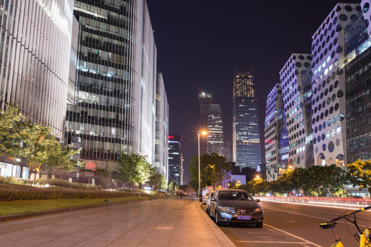 光华路夜景