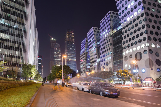 光华路夜景