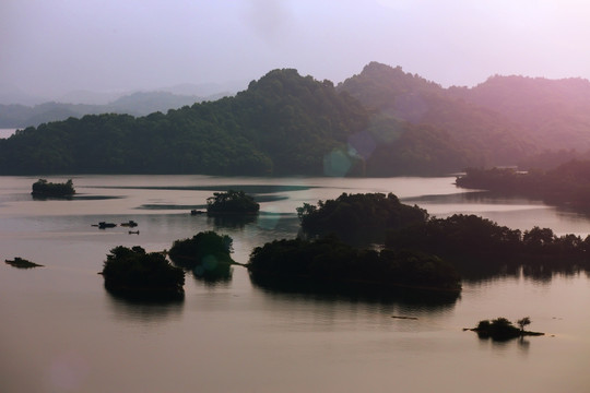 湖景