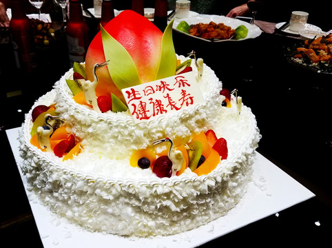 寿桃 生日蛋糕