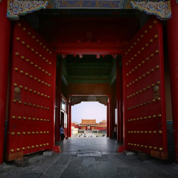 故宫 红门