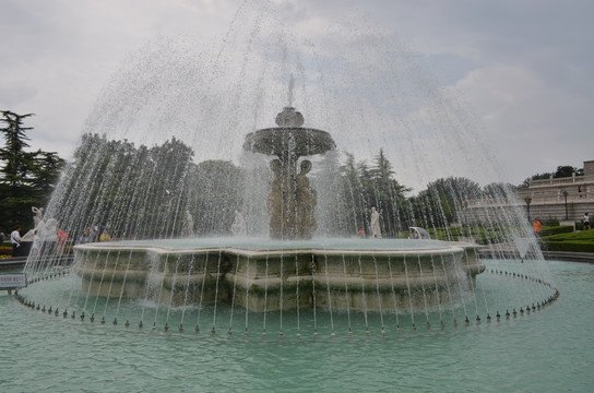 喷泉景观