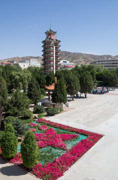 甘肃省会宁市红军会师纪念塔