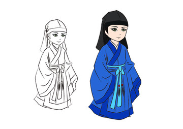古代人物肖像