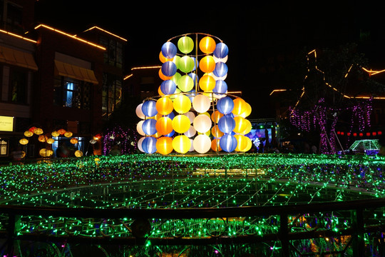 花灯 灯会 夜景 彩灯 灯展