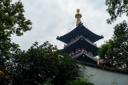 苏州 寒山寺 普明塔