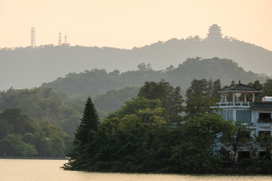 惠州西湖与高榜山