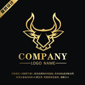 牛头标志 牛logo