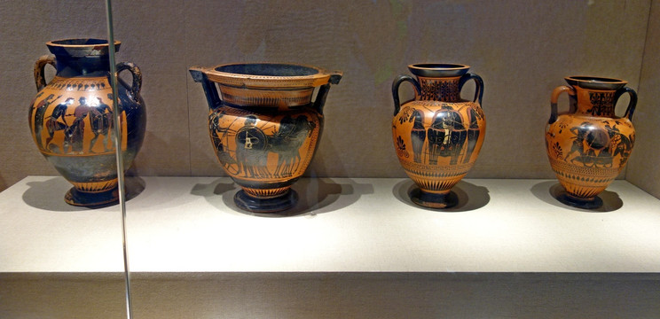 古希腊彩陶罐