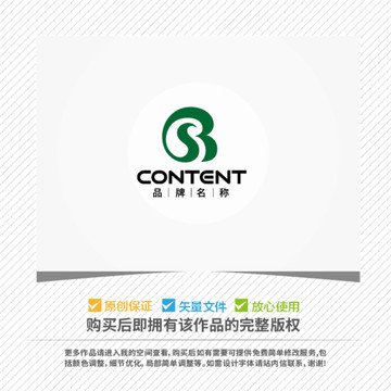 字母SR或SBlogo設(shè)計