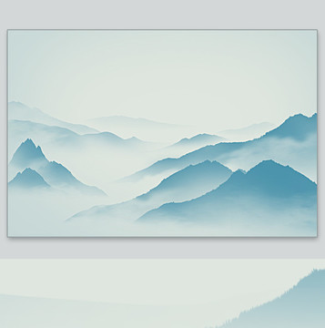 山水風(fēng)景裝飾畫