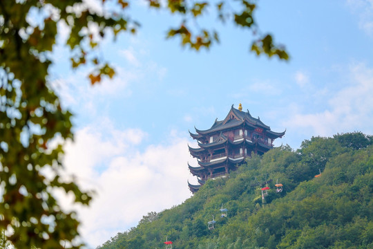 采石矶 马鞍山 长江 三台寺