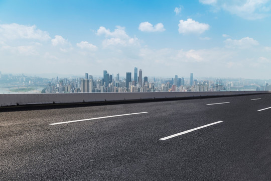 城市建筑景观和道路