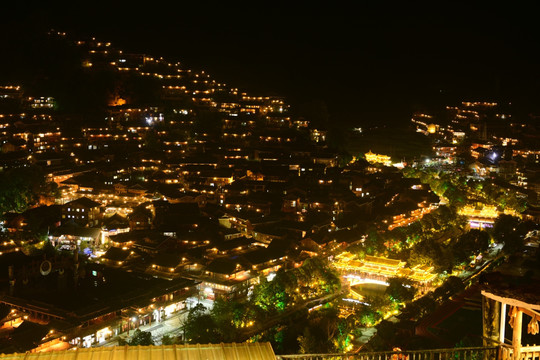 西江千户苗寨夜景