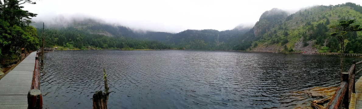 湖水 湖面 全景 大图 螺髻山