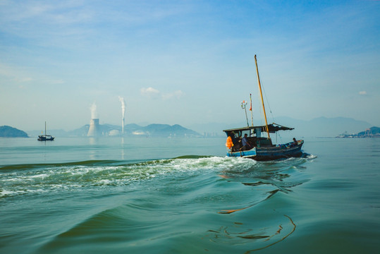 宁波湾风光