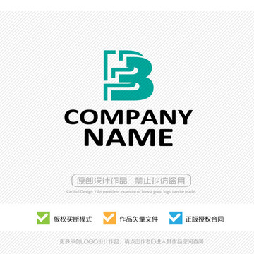 B字母 LOGO設計