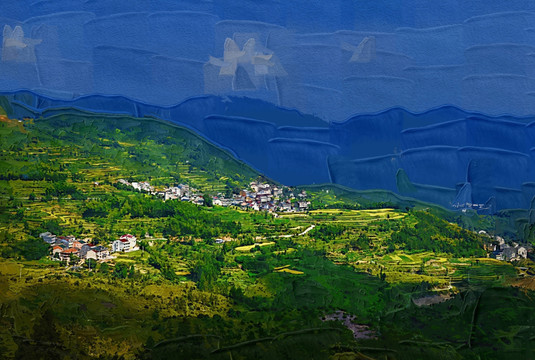 鄉(xiāng)村油畫