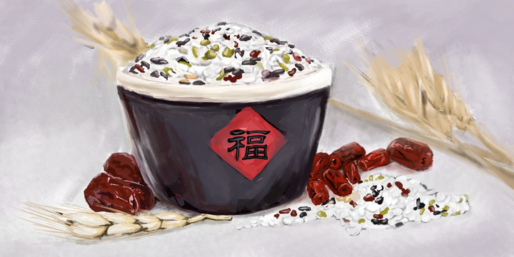 五谷雜糧靜物繪畫