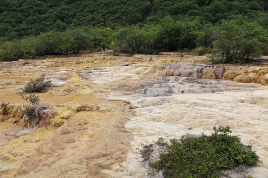 黄龙风景区 地表钙华景观