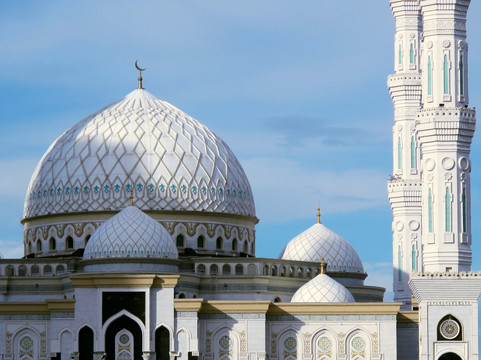 清真寺 星月 穹顶 伊斯兰 穆