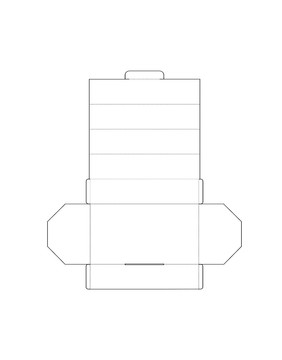 特殊盒形展开冲模线 异形