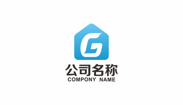 字母GL logo