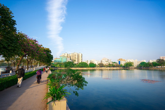 惠州西湖南湖景色