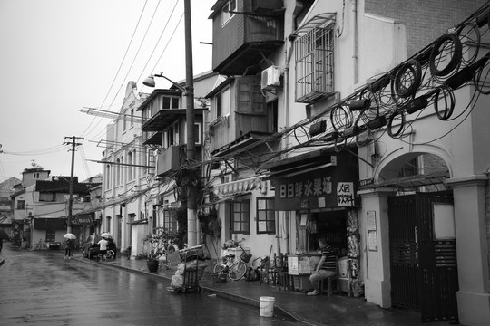 上海老弄堂街景