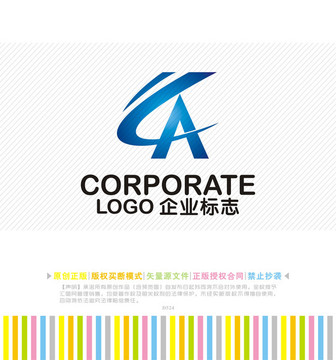 CA字母logo