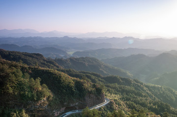 齐云山山景