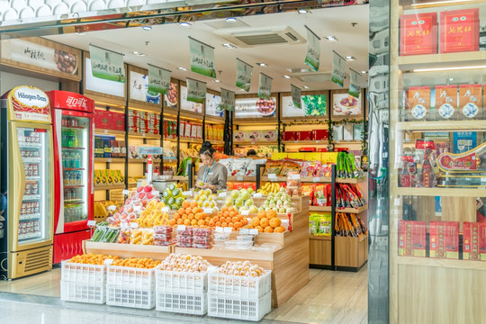 机场食品店