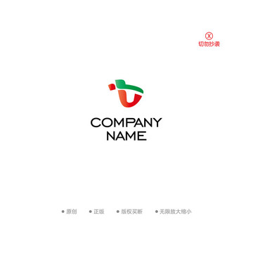 tl字母简约logo